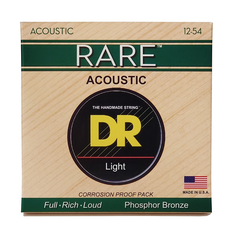 Набор струн DR Strings RARE Acoustic Phosphor Bronze - Light (12-54)